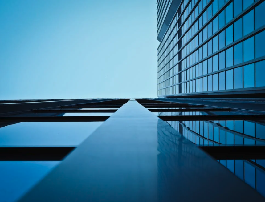 exterior of office building